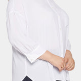 Zoey Blouse in Plus Size - Optic White