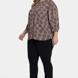Bonnie Blouse In Plus Size - Valenton
