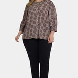 Bonnie Blouse In Plus Size - Valenton