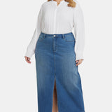 High Rise Long Skirt In Plus Size - Fairmont
