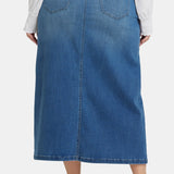 High Rise Long Skirt In Plus Size - Fairmont