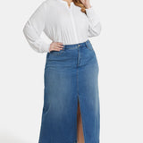 High Rise Long Skirt In Plus Size - Fairmont