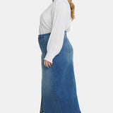 High Rise Long Skirt In Plus Size - Fairmont
