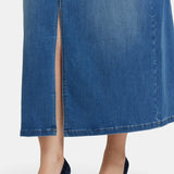 High Rise Long Skirt In Plus Size - Fairmont