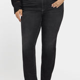 Marilyn Straight Jeans In Plus Size - Paris Lights