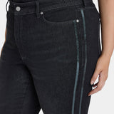 Marilyn Straight Jeans In Plus Size - French Nightfall