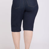 Kristie '80s Bermuda Denim Shorts In Plus Size - Magical