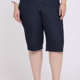 Kristie '80s Bermuda Denim Shorts In Plus Size - Magical