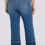 Bailey Relaxed Straight Ankle Jeans In Plus Size - Sun Soak