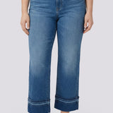 Bailey Relaxed Straight Ankle Jeans In Plus Size - Sun Soak