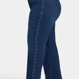 Brooke Loose Straight Jeans In Plus Size - Louvre Sapphire