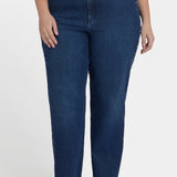 Brooke Loose Straight Jeans In Plus Size - Louvre Sapphire