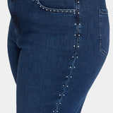 Brooke Loose Straight Jeans In Plus Size - Louvre Sapphire