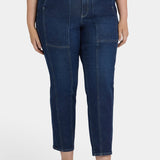 Margot Girlfriend Jeans In Plus Size - Midnight Breeze