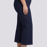Monica Kick Flare Crop Jeans In Plus Size - Magical