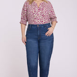 Alyssa Relaxed Crop Jeans In Plus Size - Sunset Villa
