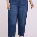 Alyssa Relaxed Crop Jeans In Plus Size - Sunset Villa