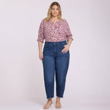 Alyssa Relaxed Crop Jeans In Plus Size - Sunset Villa