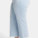Teresa Wide Leg Ankle Jeans In Plus Size - Oceanfront