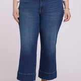 Teresa Wide Leg Ankle Jeans In Plus Size - Sunset Villa