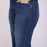 Teresa Wide Leg Ankle Jeans In Plus Size - Sunset Villa