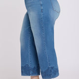 Teresa Wide Leg Ankle Jeans In Plus Size - Port Sea