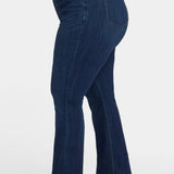 Teresa Wide Leg Jeans In Plus Size - Ink Skyline