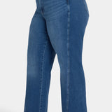 Teresa Wide Leg Jeans In Plus Size - Romantic Indigo
