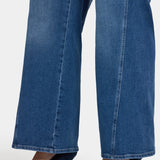 Teresa Wide Leg Jeans In Plus Size - Romantic Indigo