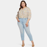 Alina Skinny Ankle Jeans In Plus Size - Dunes