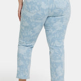 Marilyn Straight Ankle Jeans In Plus Size - Marian Annabella