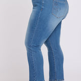 Marilyn Straight Ankle Jeans In Plus Size - Pacifica