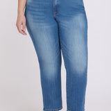 Marilyn Straight Ankle Jeans In Plus Size - Pacifica