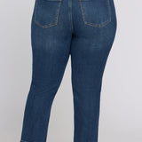 Sheri Slim Straight Ankle Jeans In Plus Size - Sunset Villa