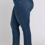 Sheri Slim Straight Ankle Jeans In Plus Size - Sunset Villa