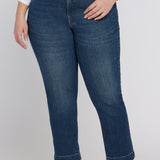 Sheri Slim Straight Ankle Jeans In Plus Size - Sunset Villa