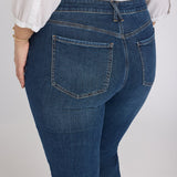 Sheri Slim Straight Ankle Jeans In Plus Size - Sunset Villa