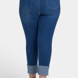 Sheri Slim Ankle Jeans In Plus Size - Vintage Lapis