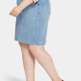 High Waist Skirt In Plus Size - Crystalline
