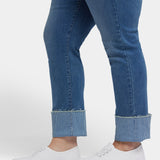 Sheri Slim Ankle Jeans In Plus Size - Costa Brava