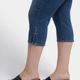 Marilyn Straight Crop Jeans In Plus Size - Valencia Surf