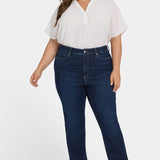 Marilyn Straight Jeans In Plus Size - Midnight Breeze