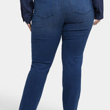 Marilyn Straight Jeans In Plus Size - Rendezvous