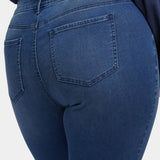 Marilyn Straight Jeans In Plus Size - Rendezvous