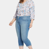 Chloe Capri Jeans In Plus Size - Mesmerize