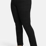 Marilyn Straight Jeans In Plus Size - Black