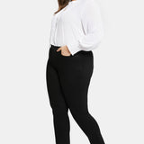 Sheri Slim Jeans In Plus Size - Black