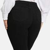 Sheri Slim Jeans In Plus Size - Black