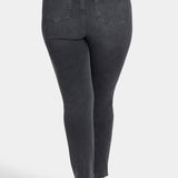 Sheri Slim Jeans In Plus Size - Gloomy Marais