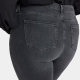 Sheri Slim Jeans In Plus Size - Gloomy Marais